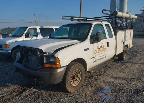 2001 Ford F250 Lariat/Xl/Xlt из США, поврежденный, VIN 3FTNX20F21MA07192